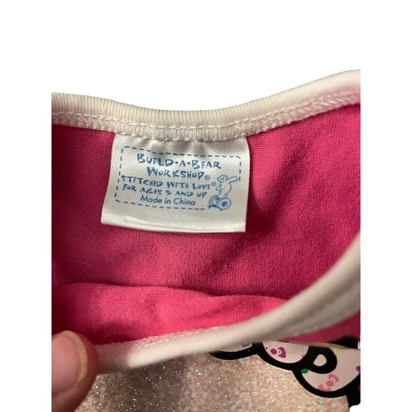Sanrio hello kitty build a bear clothes 2008 HTF Rare outfit Pink Black Lace - Picture 4 of 8
